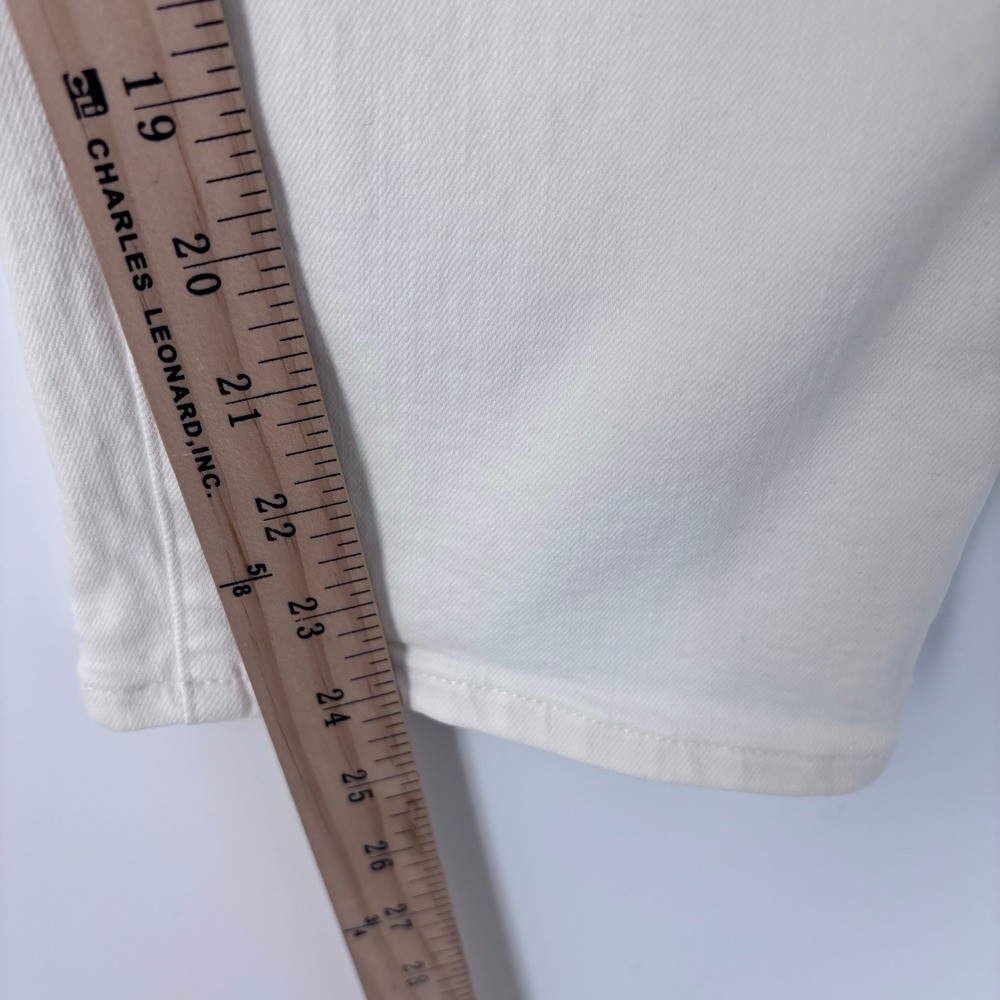 Madewell The Perfect Vintage Jean Womens 32P White High Rise Tapered Denim - Picture 3 of 10